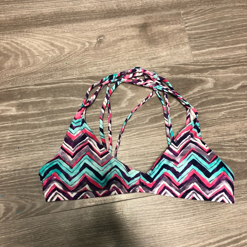 Quint Soul Wavy Pink and Purple bikini (top and bottom)